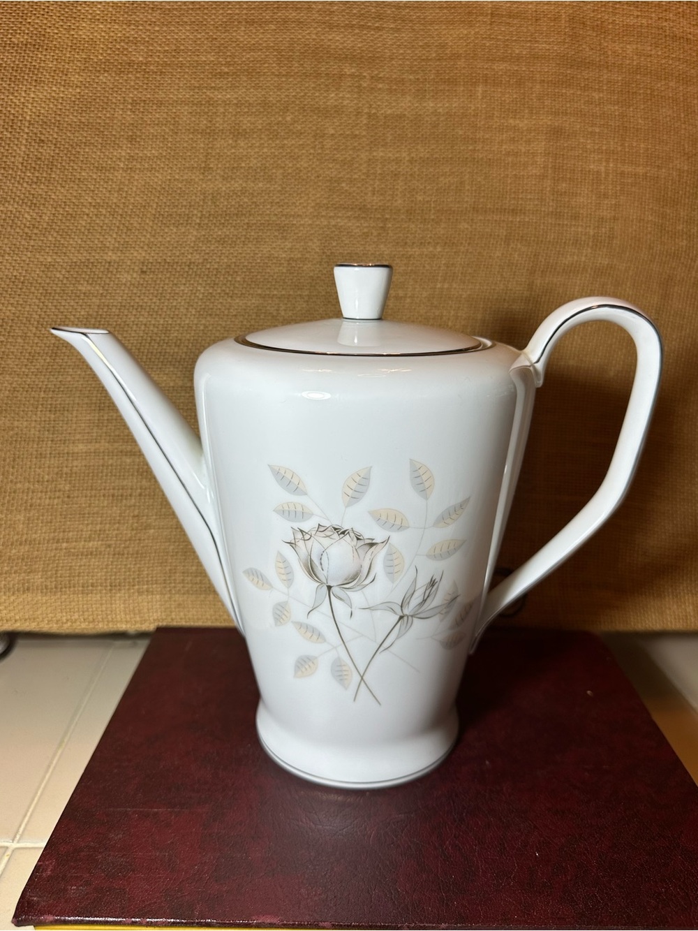 Vintage 1950s Rosenthal Continental Coffee Pot Bettina 3436 Porcelain Lg 8.25”